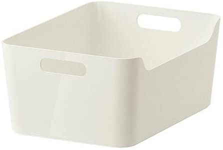 Ikea Variera Convenient Kitchen Open Storage Box, High Gloss White