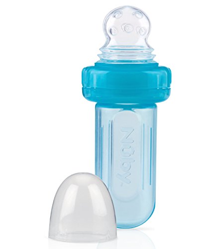Nuby EZ Squee-Z Silicone Self Feeding Baby Food Dispenser