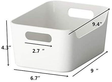 Ikea Variera Convenient Kitchen Open Storage Box, High Gloss White
