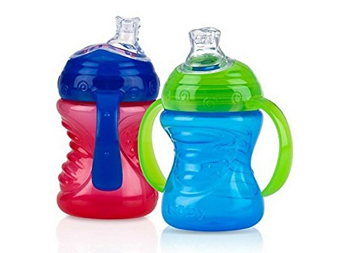 Nuby Two-Handle No-Spill Super Spout Grip N' Sip Cu