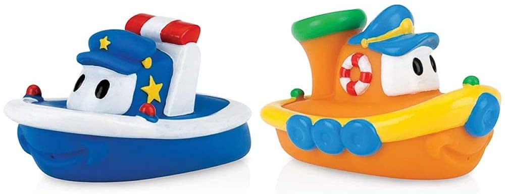 Nuby Tub Tugs Floating Bath Boats - 2 Pack…