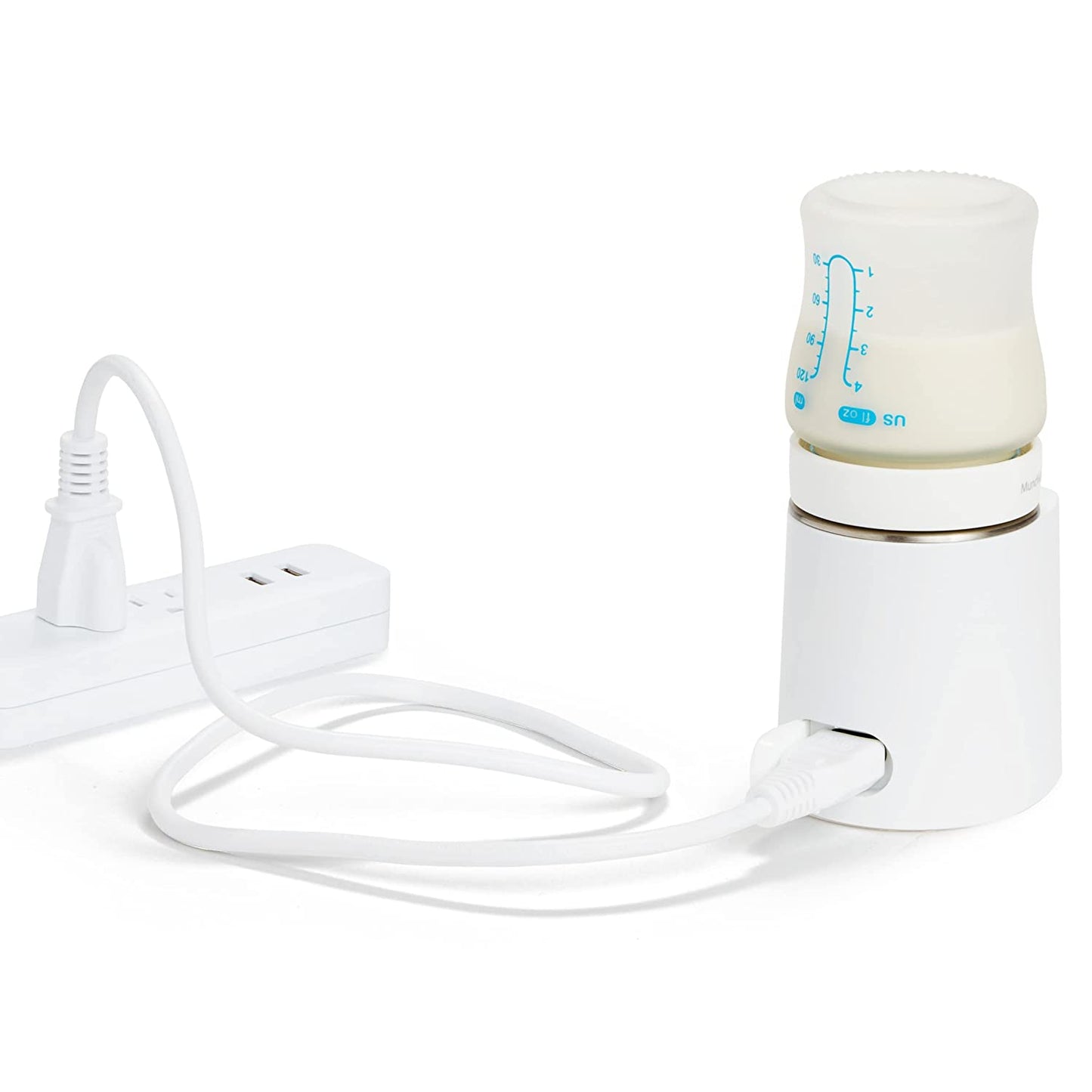Munchkin 98° Digital Bottle Warmer and Adapter for Playtex Ventaire Baby Bottles