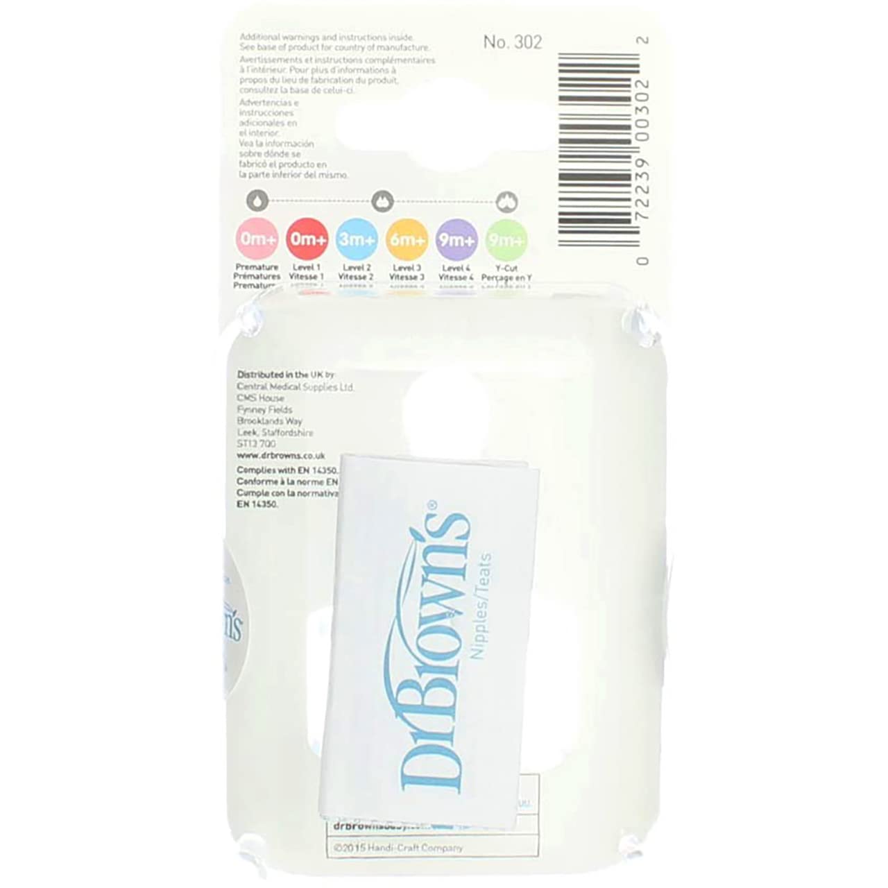 Dr. Browns Unisex Baby Natural Flow Level One Standard Nipple