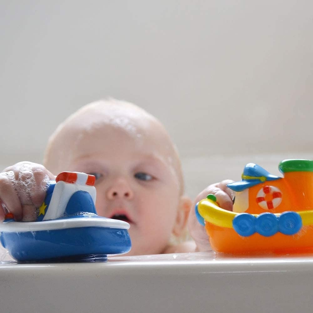 Nuby Tub Tugs Floating Bath Boats - 2 Pack…