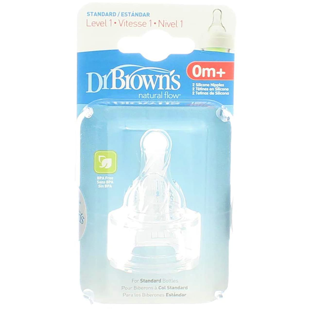 Dr. Brown's Natural Flow Level 1 Standard Nipple