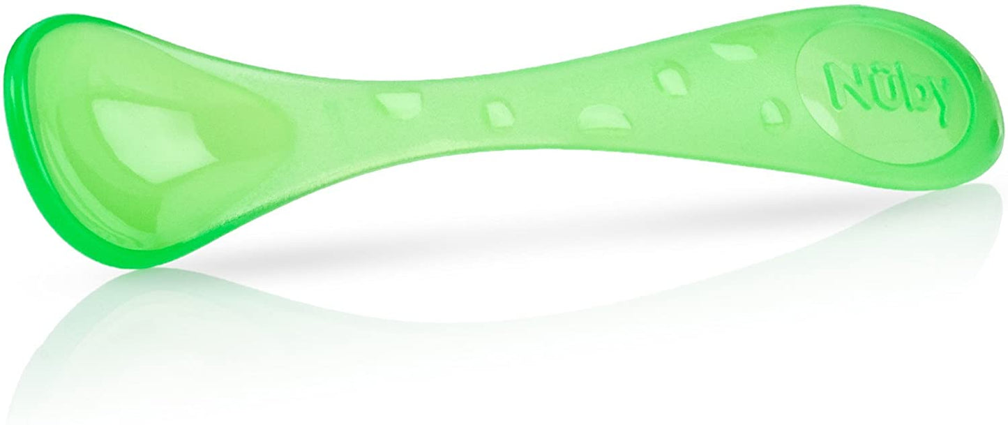 Nuby 16 Piece Wash or Toss Toddler Feeding Fork and Spoon Set