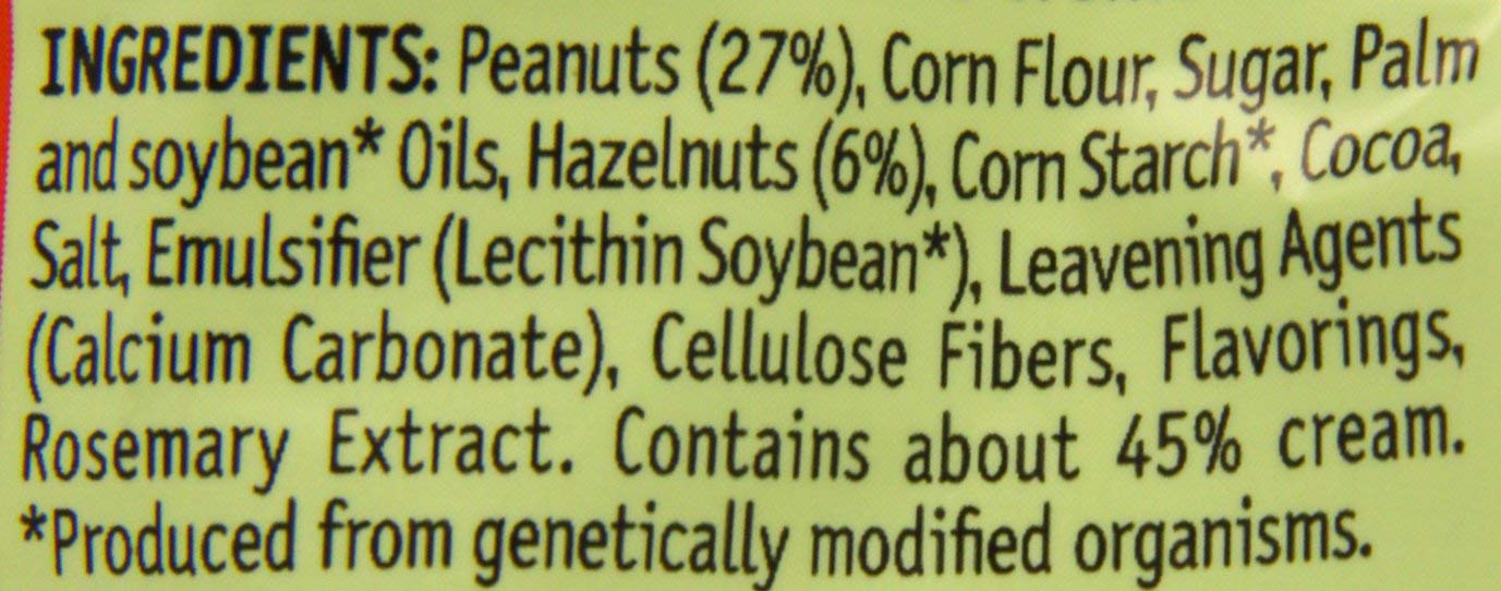 Osem Bamba Hazelnut Cream Peanut Butter Snacks All Natural Corn Puffs, 2.1oz