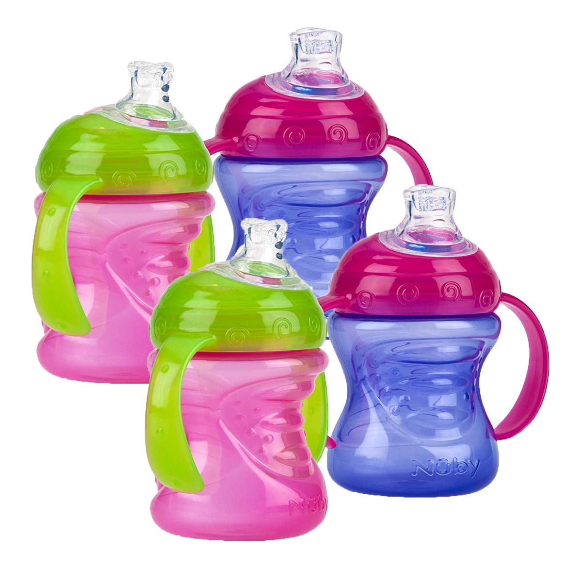 Nuby Two-Handle No-Spill Super Spout Grip N' Sip Cu