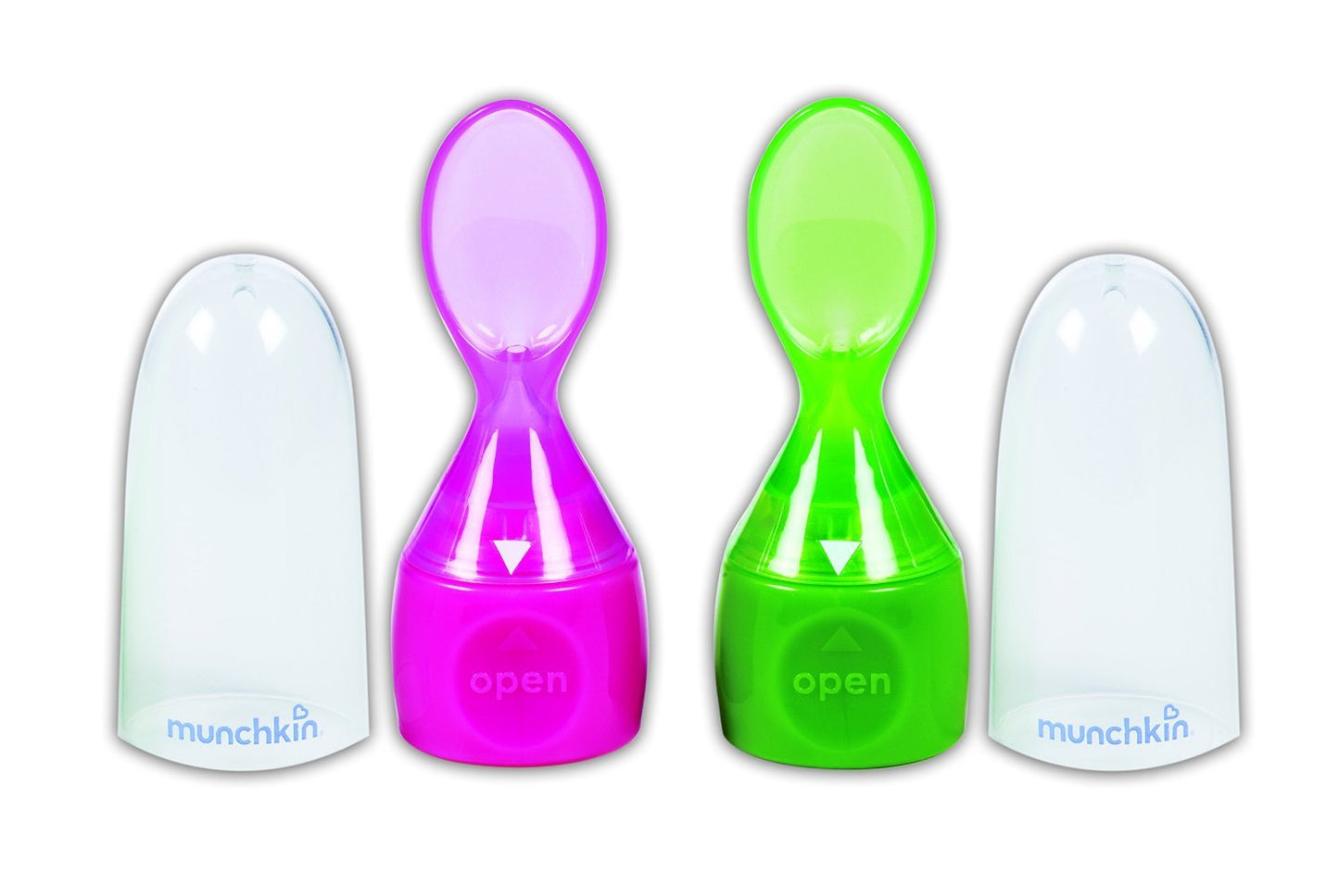 Munchkin Click Lock Food Pouch Spoon Tips - 2 Ea colors may vary