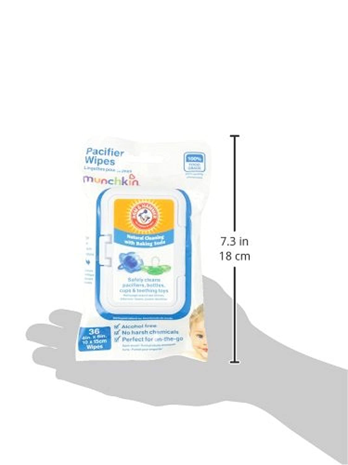 Munchkin Arm and Hammer Pacifier Wipes