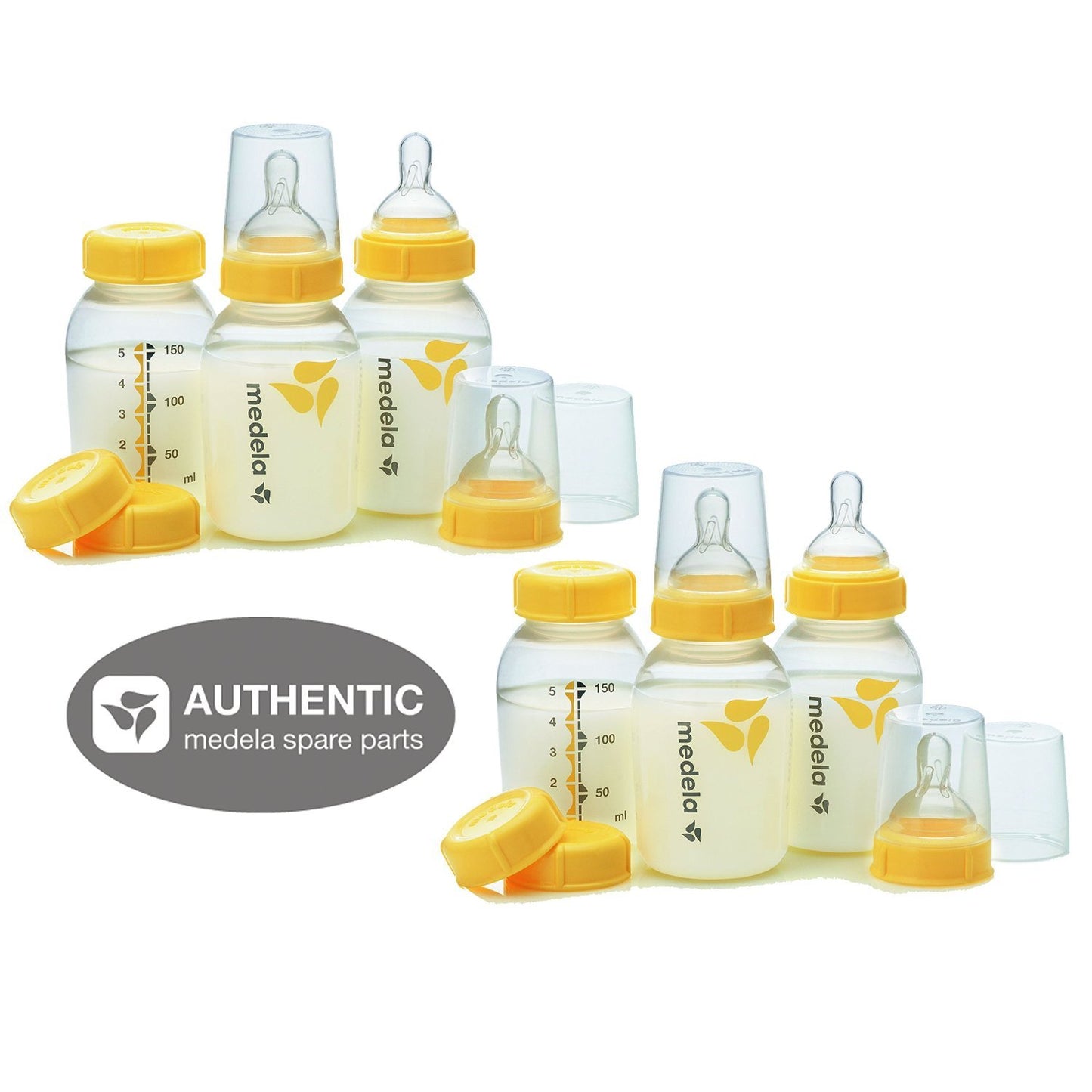 2 Sets Medela Breastmilk Bottle Set, 5 Ounce, 3 Count