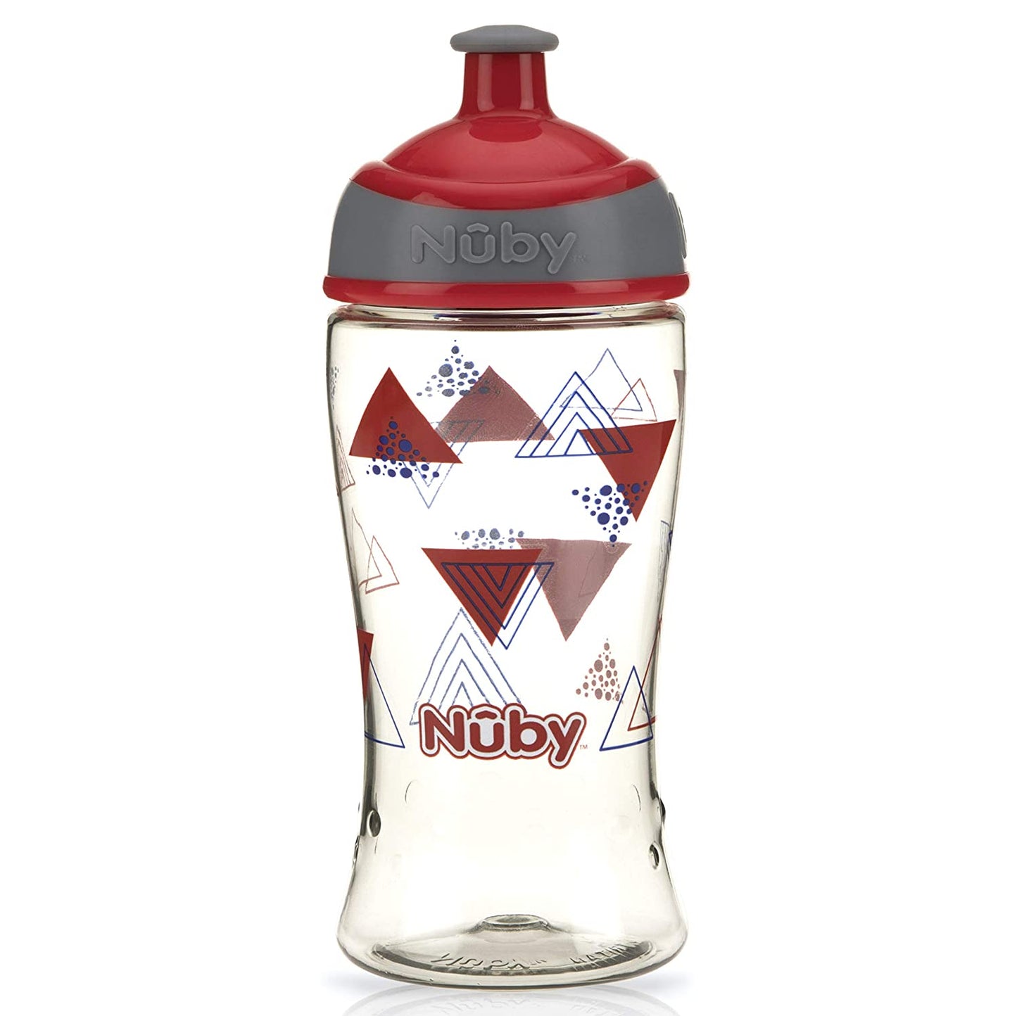 Nuby Thirsty Kids Tritan Free Flow Pop Up Super Slurp Water Bottle