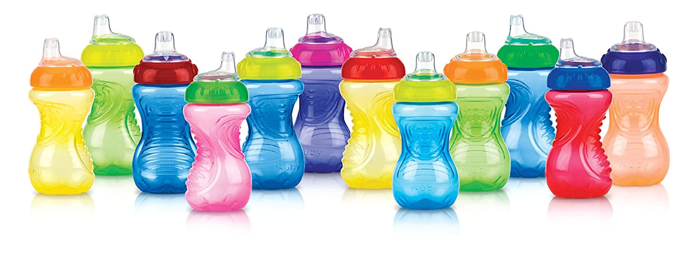 Nuby No-Spill Easy Grip Cup, 10 Ounce