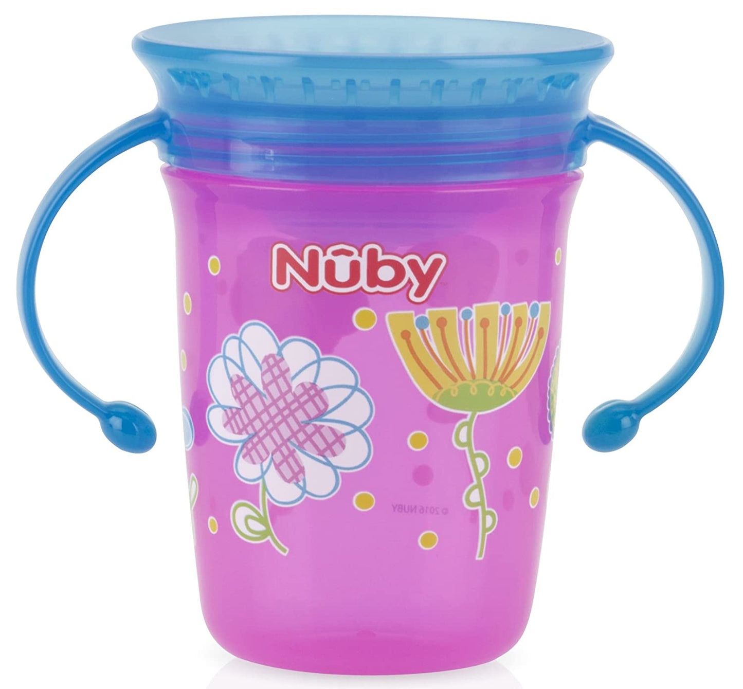 Nuby 4 Piece 360 Printed Twin Handle Wonder Cup