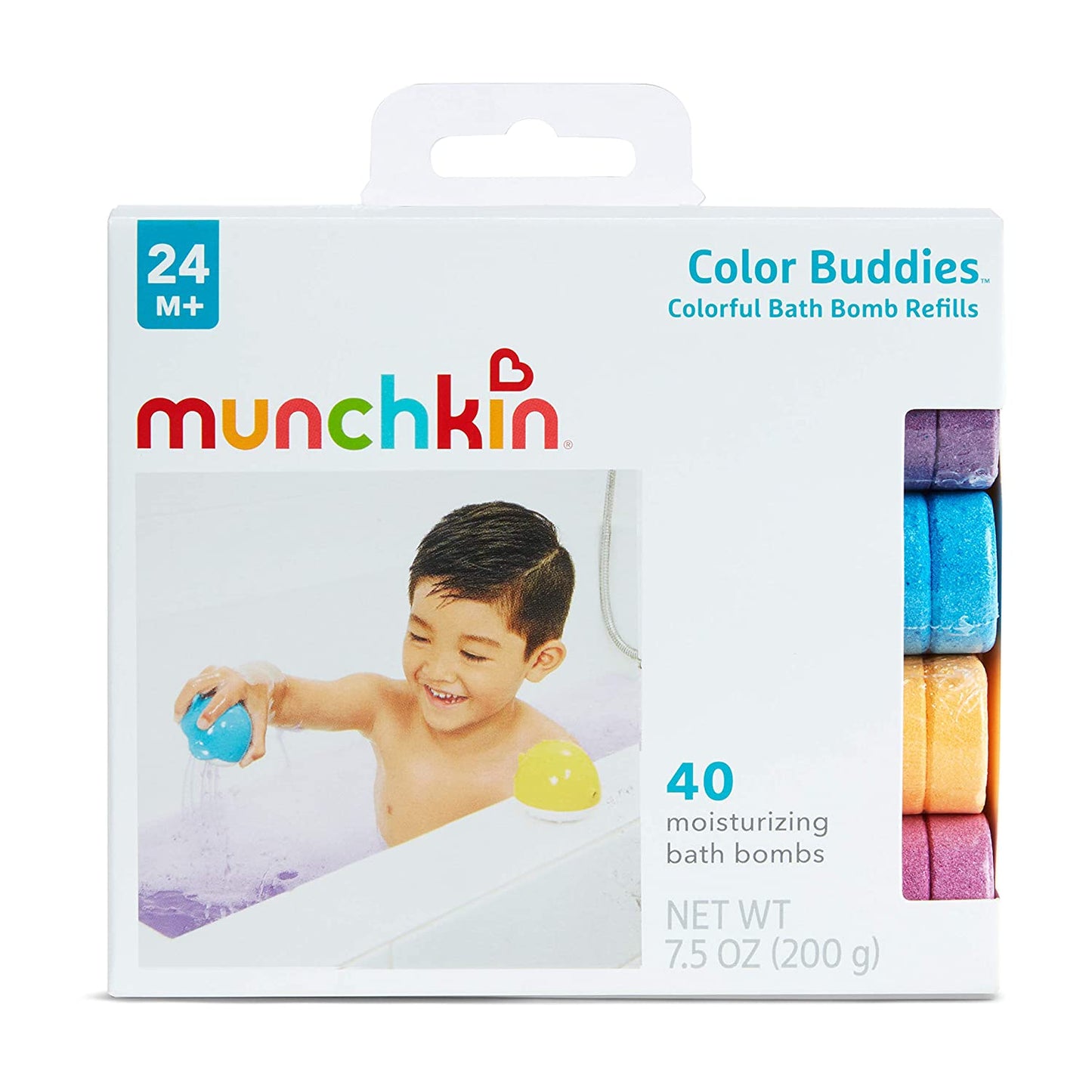 Munchkin Color Buddies Moisturizing Bath Water Color Tablets