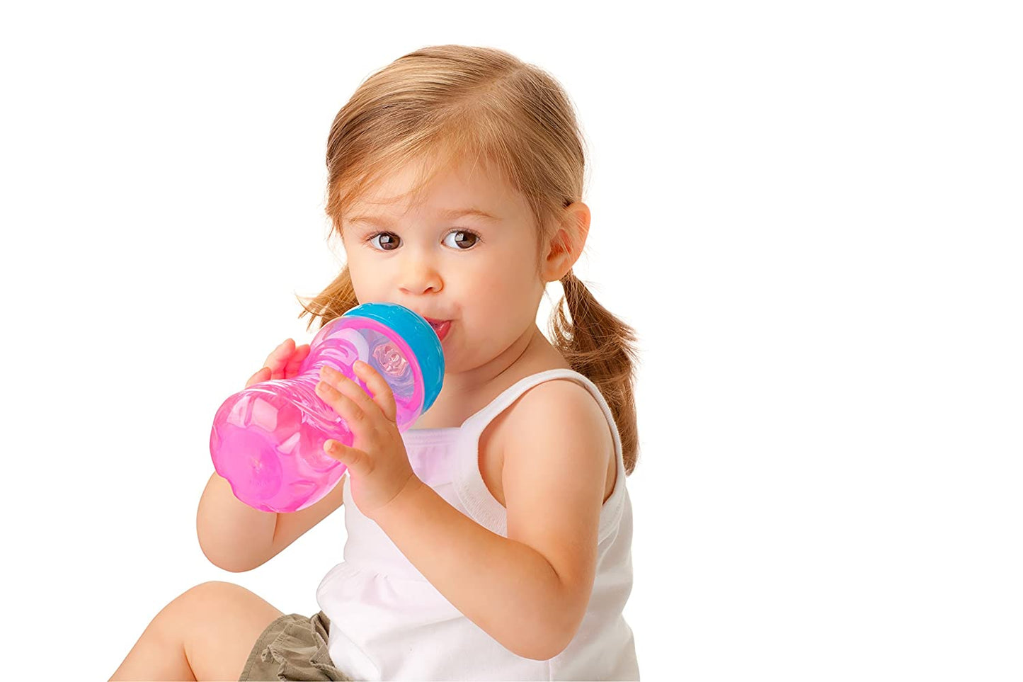 Nuby No-Spill Easy Grip Cup, 10 Ounce
