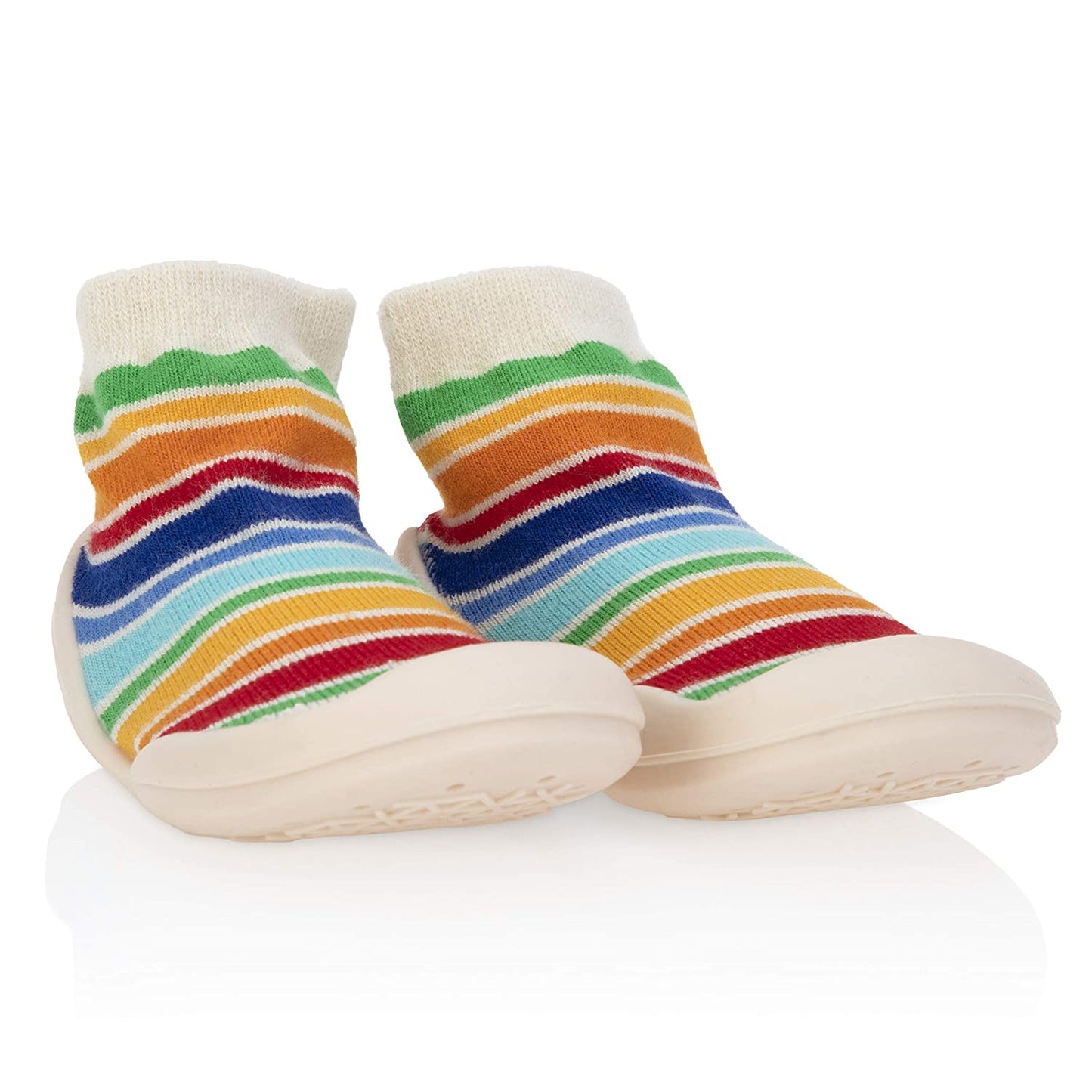 Nuby Snekz Comfortable Rubber Sole Sock Shoes for First Steps