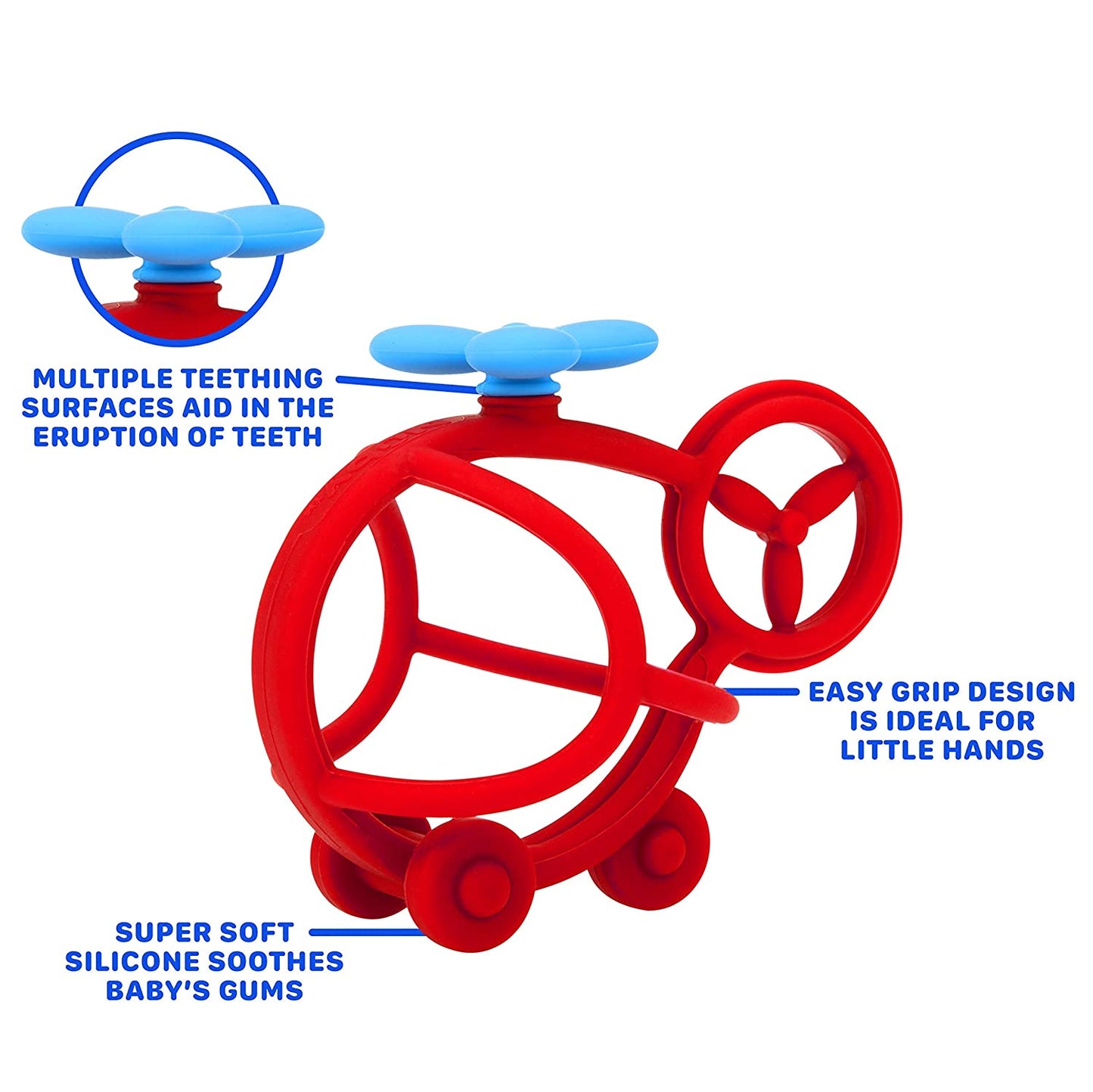 Nuby Chewy Chums All Silicone Soothing Teether