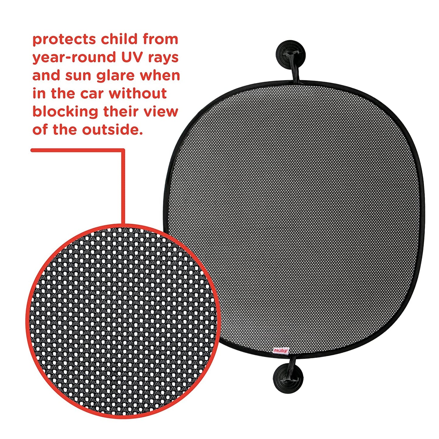 Nuby 3-Pack Vehicle Sun Guard Shade Set