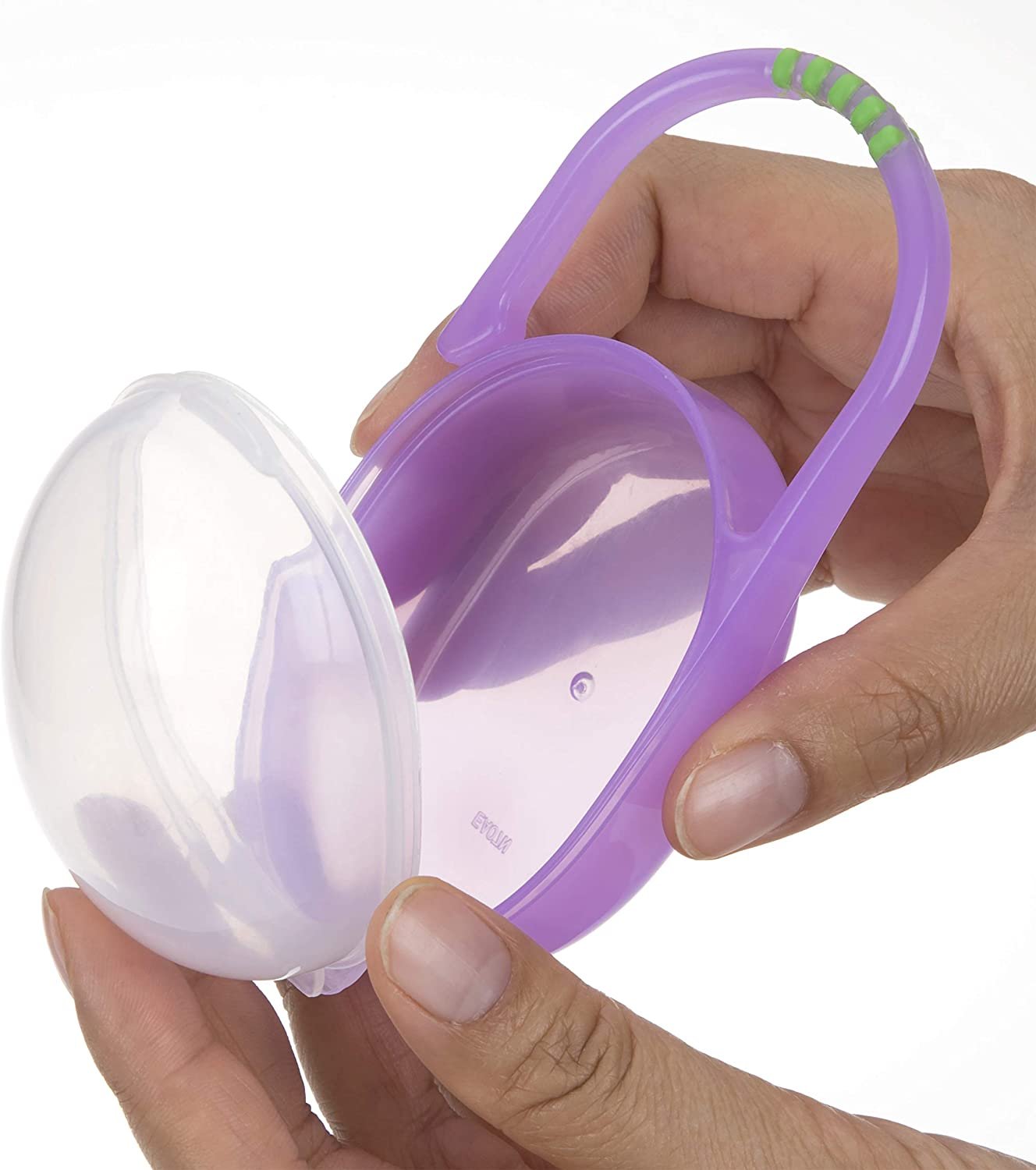 Nuby Paci-Cradle Pacifier Box, Colors May Vary