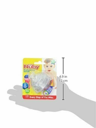 Nuby 2-Pack Super Spout Standard Top Replacements