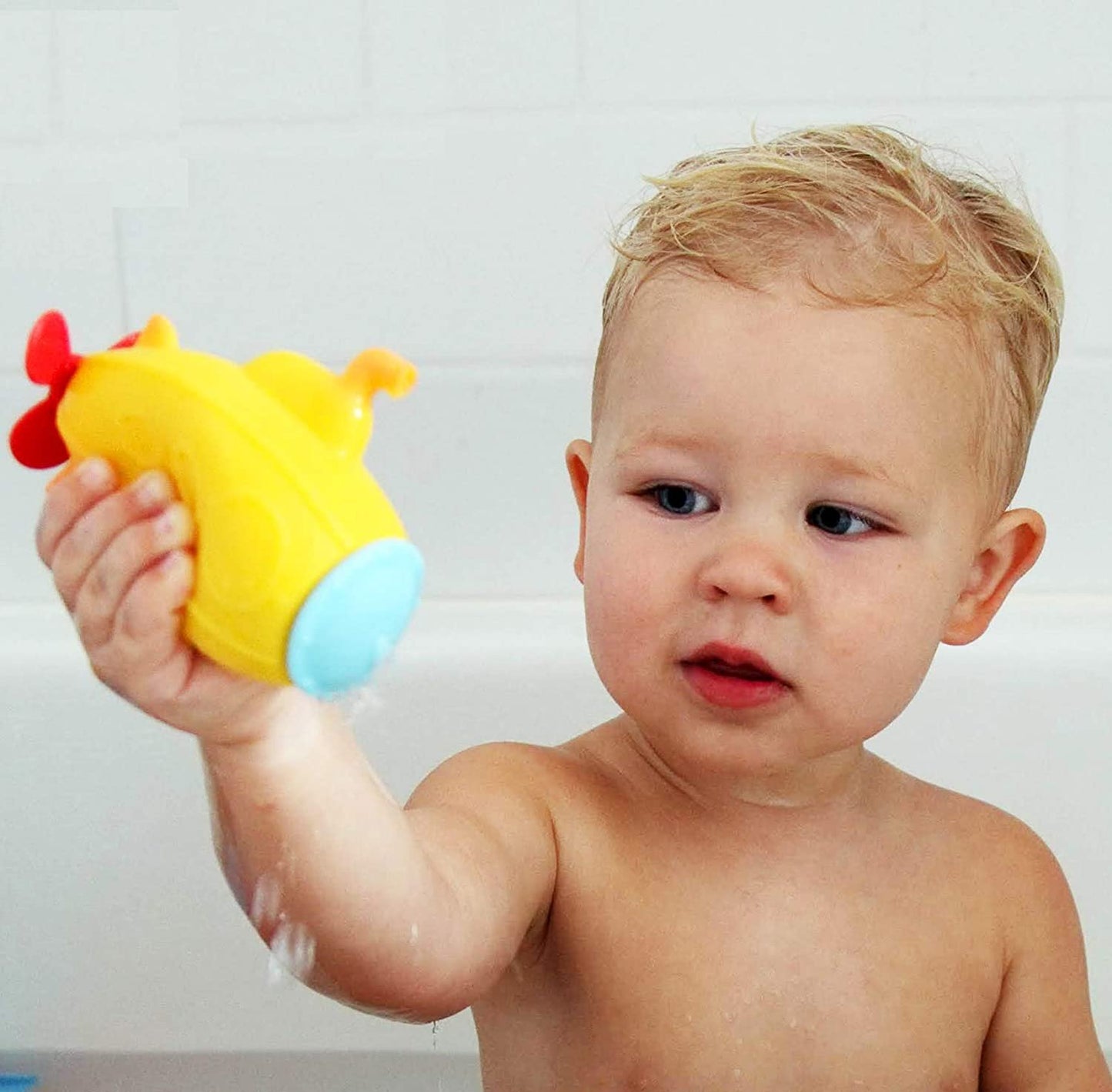 Nuby Submarine Sea Squirts Bath Toy - yellow, one size