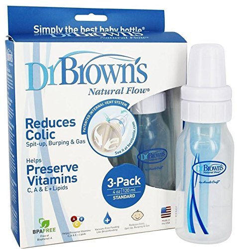 Dr. Brown's Original Bottle, 4 Ounce, 3-Pack