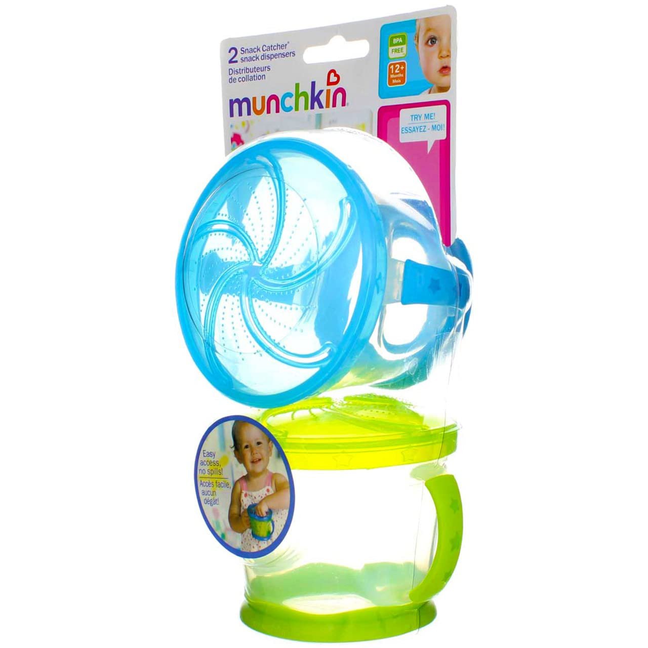 Munchkin Snack Catchers 2 Count Assorted Colors