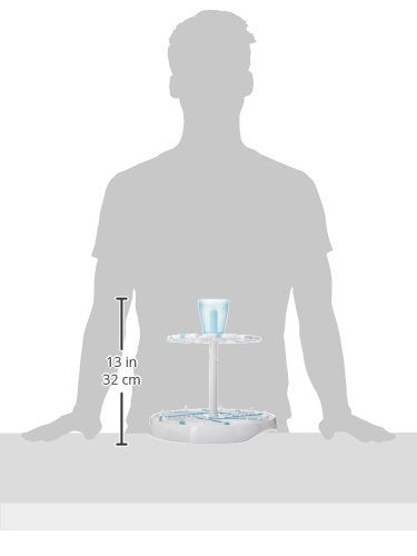 Munchkin Latch Spinning Sippy Cup and Baby Bottle Drying Rack White and Blue