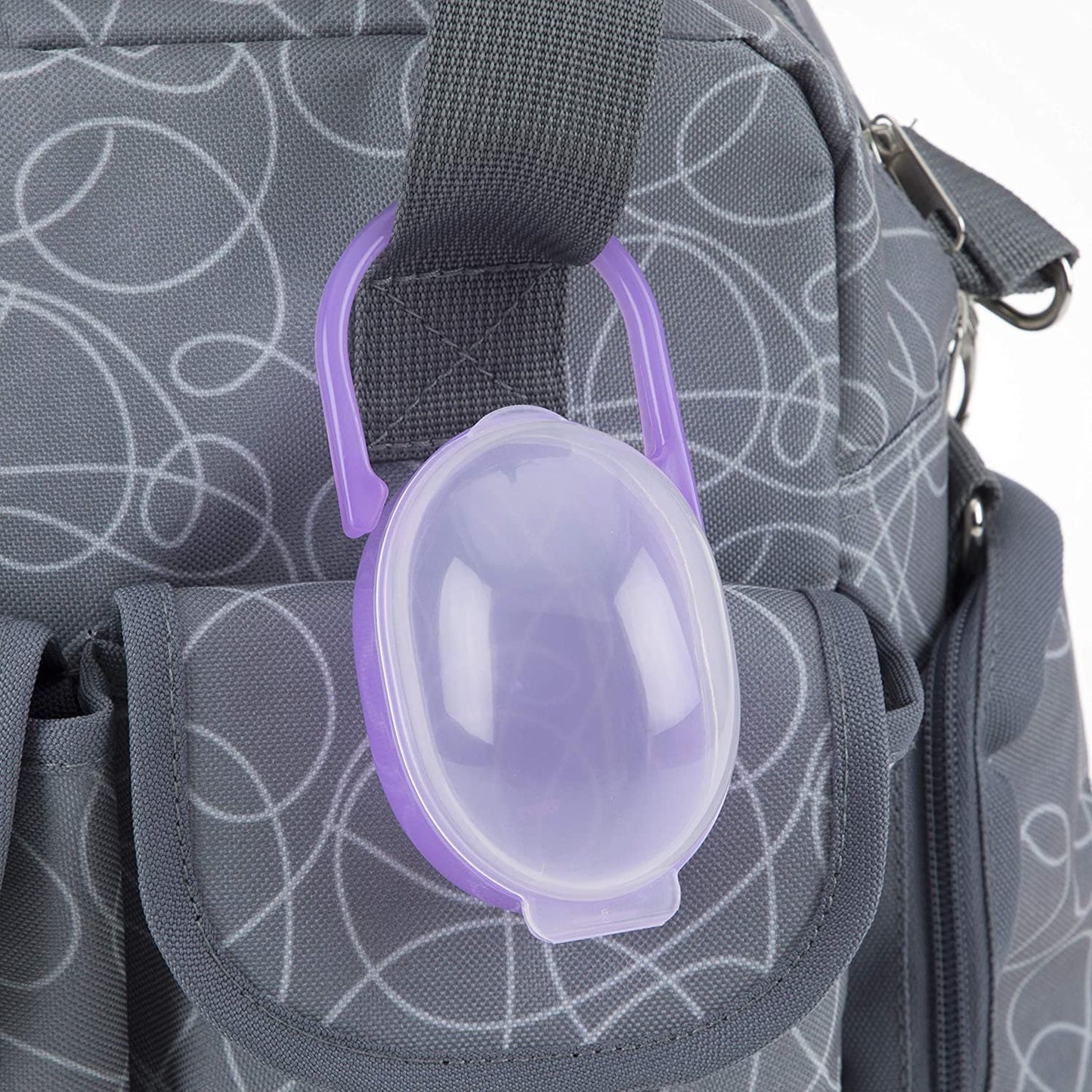 Nuby Paci-Cradle Pacifier Box, Colors May Vary
