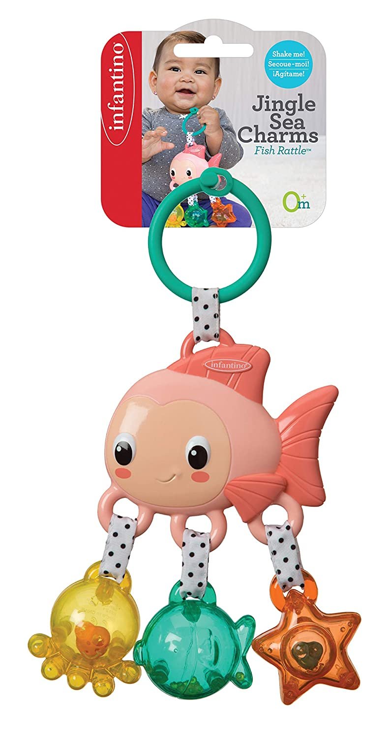 Infantino Jingle Sea Charms Fish Rattle