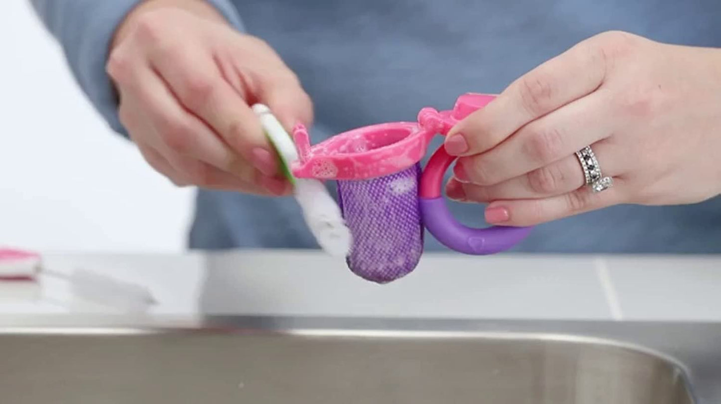 Munchkin Fresh Food Feeder, 2 Count (Pack of 1), Blue/Mint