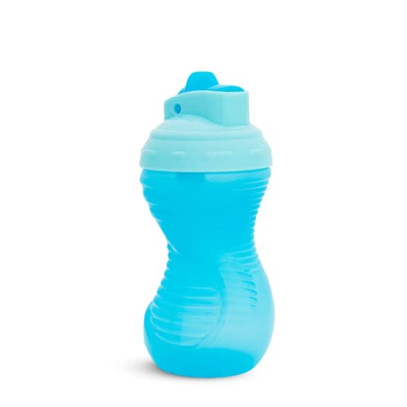 Munchkin Mighty Grip Flip Straw Cups 2-Pack, 10- Ounce (Colors Vary)