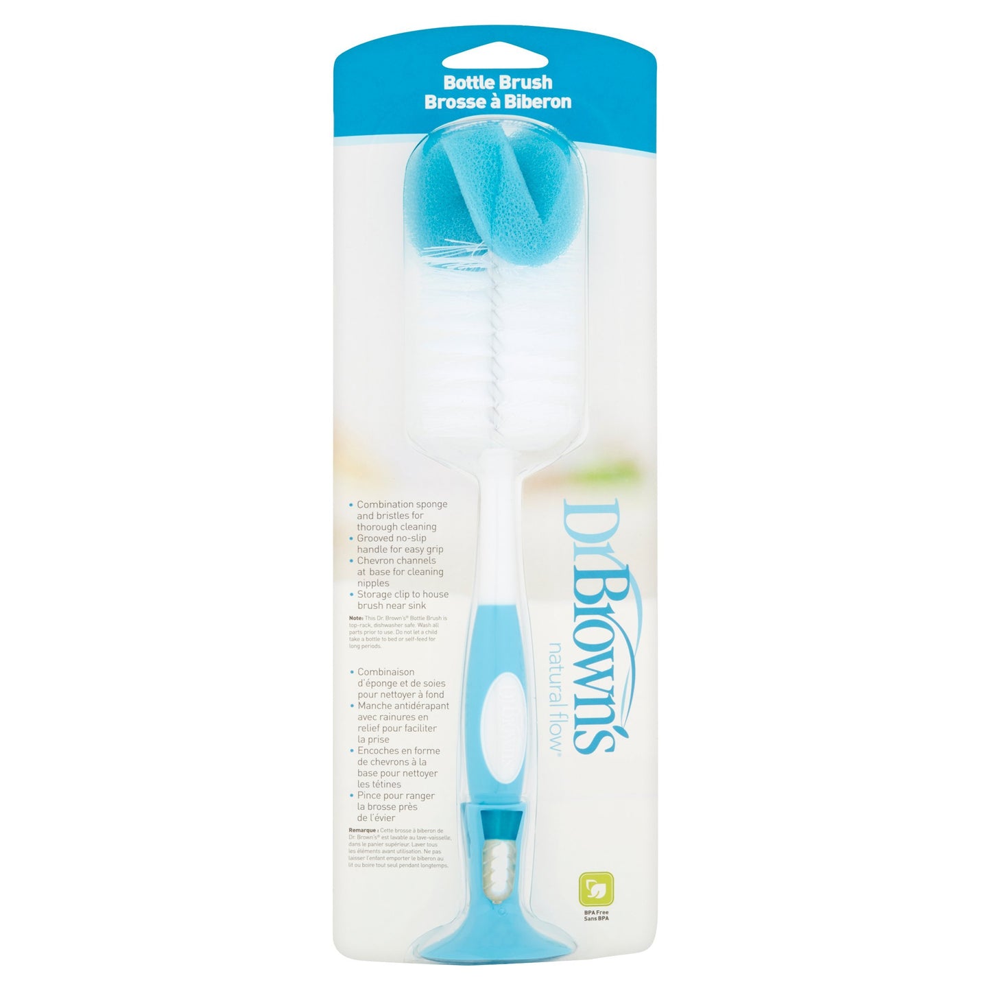 Dr. Brown's Bottle Brush - white/blue, one size