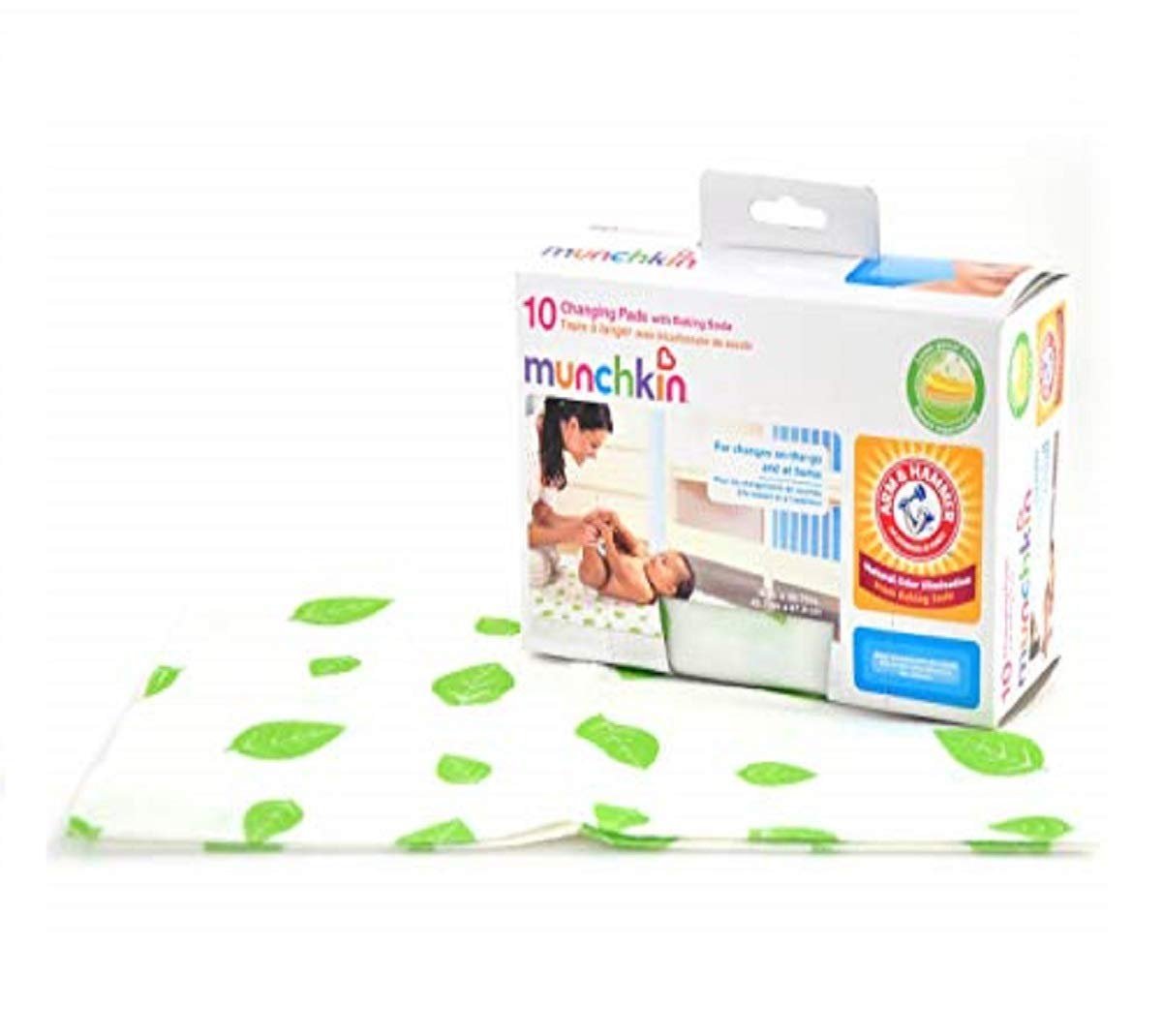 Munchkin Arm & Hammer Disposable Changing Pad - 10 Pack (Pack of 2)