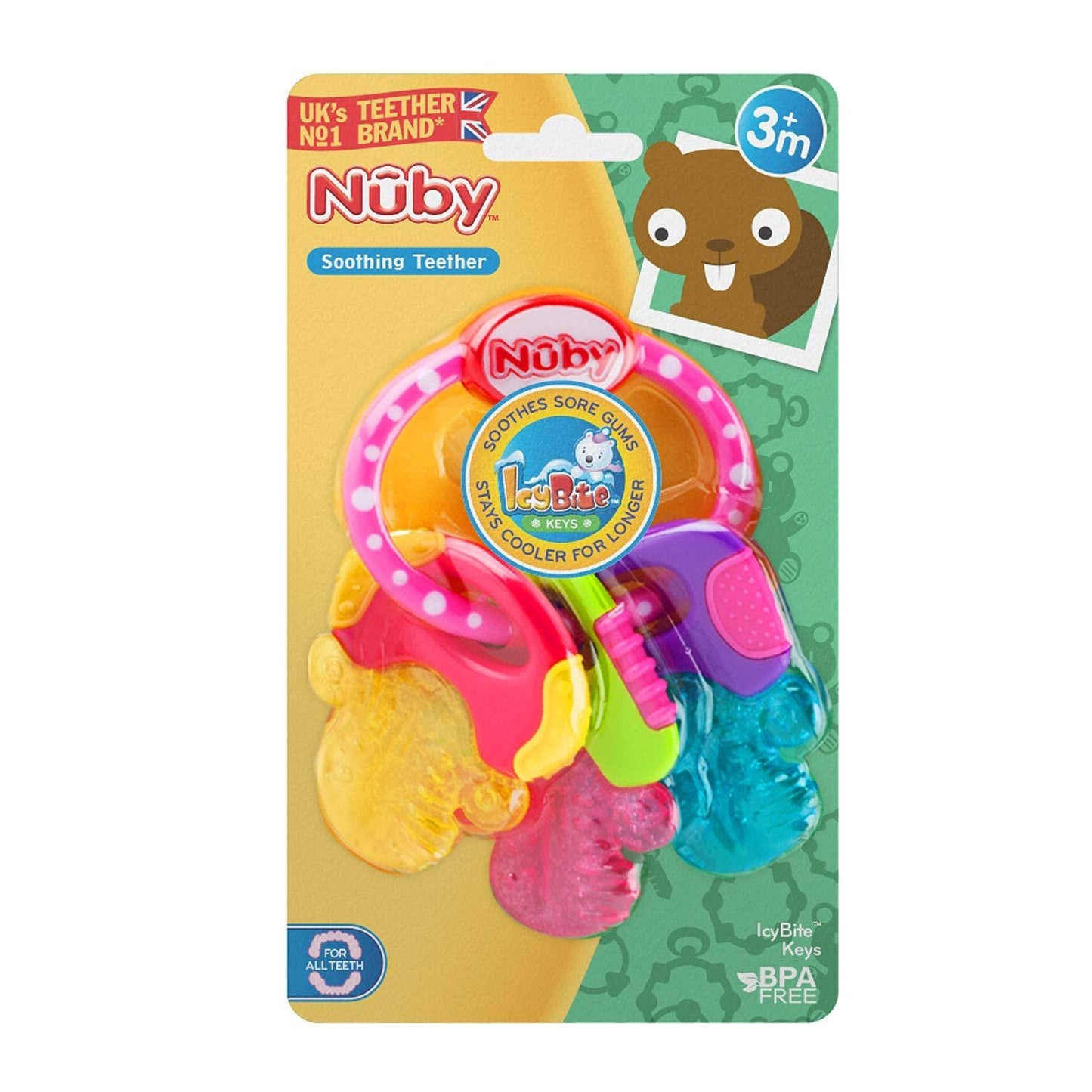 Nuby Ice Gel Teether Keys