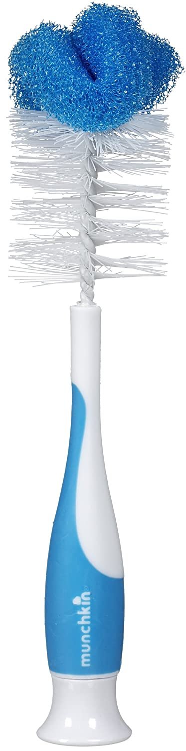 Munchkin 2-in-1! Bottle & Nipple Brush, 1.0 CT