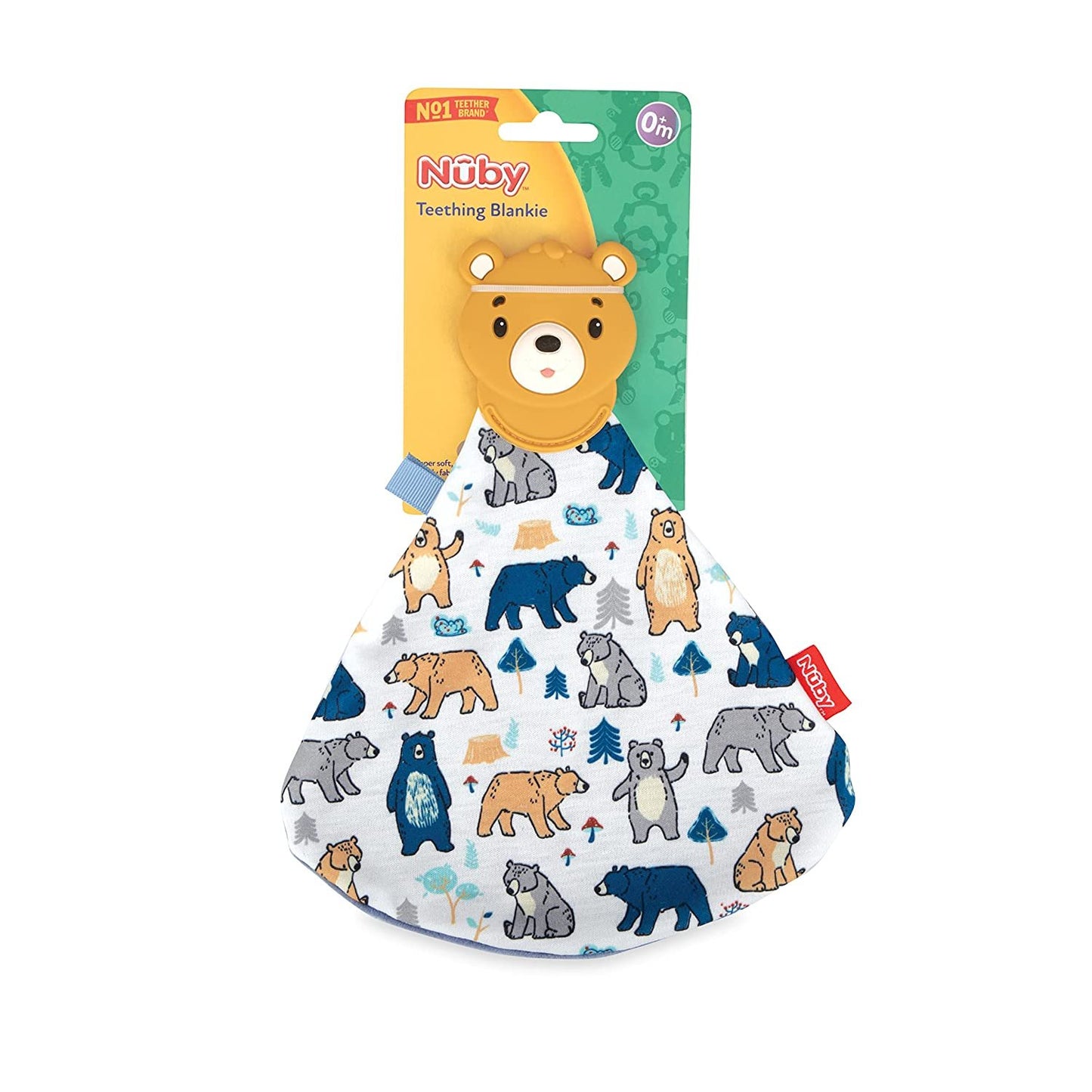Nuby Silicone Animal Teething Blanket - 0+ Months, 1pk Assorted (Bear or Llama)