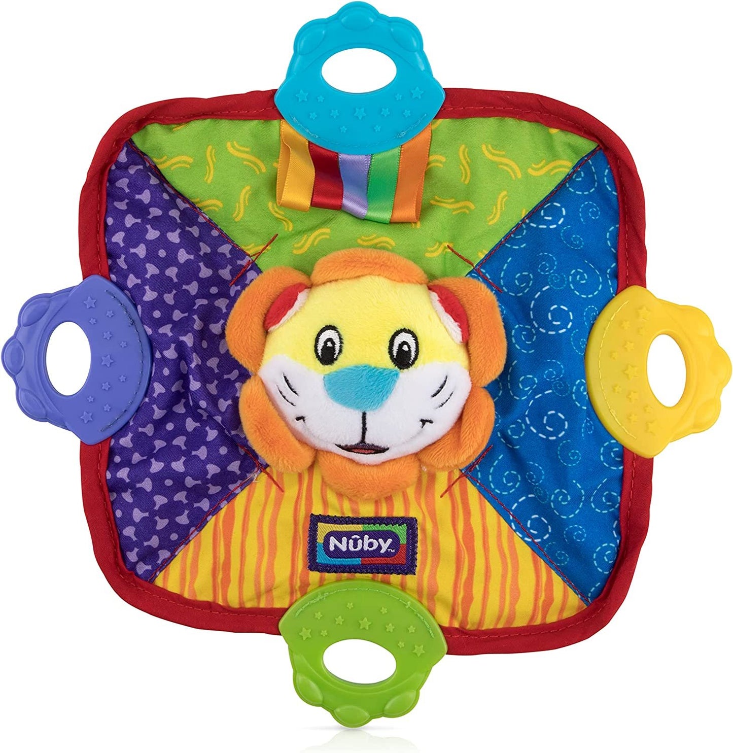 Nuby Teething Blankie - Characters May Vary