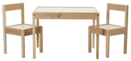 IKEA Children's Kids Table & 2 Chairs Set Furniture