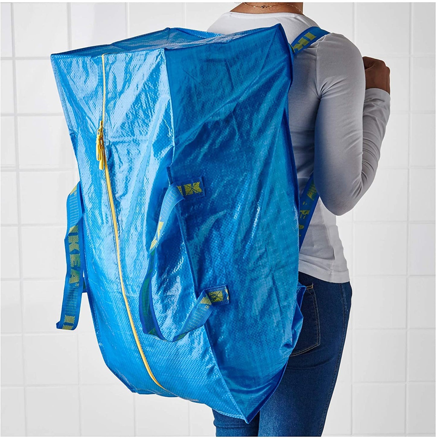 Ikea Frakta Storage Bag - Blue