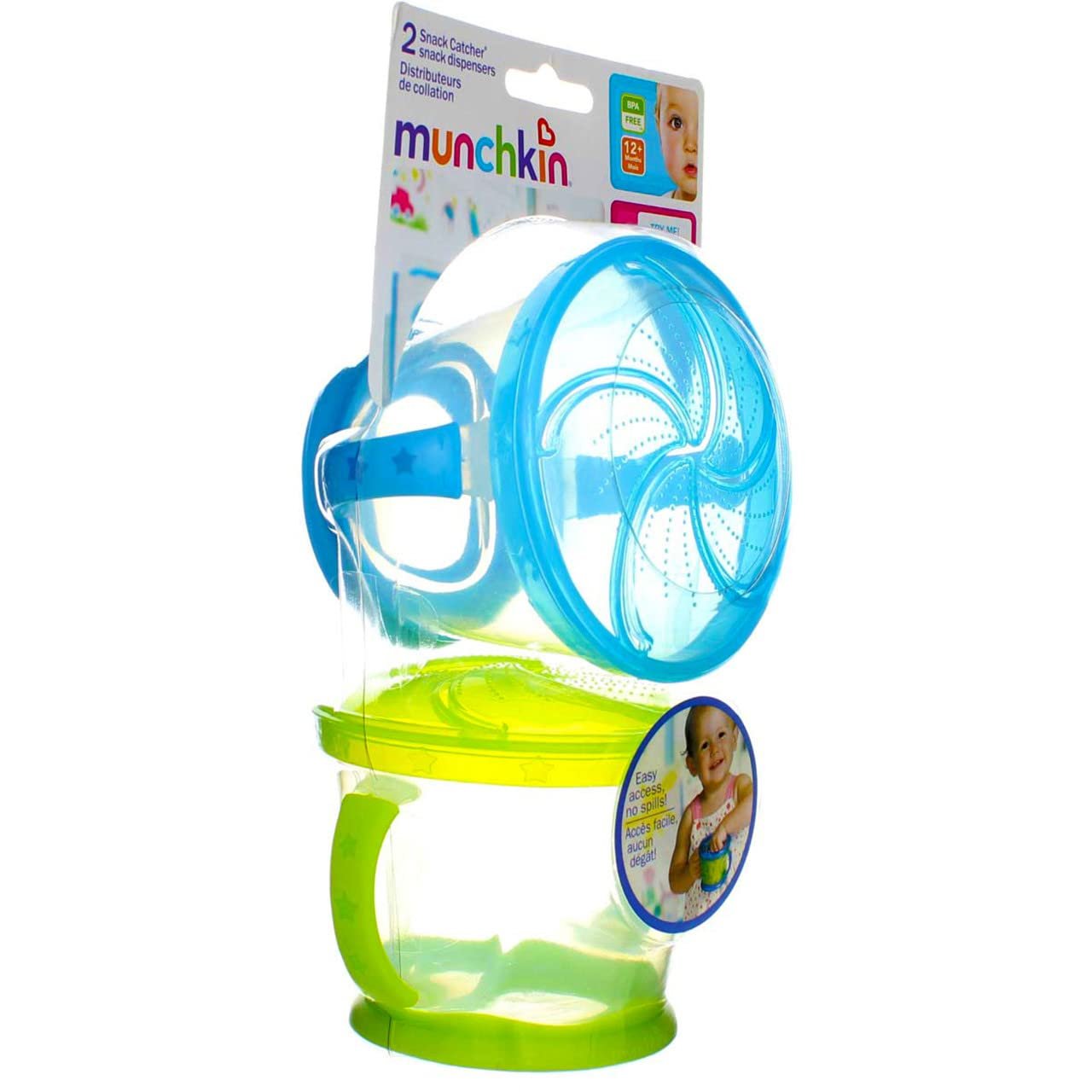 Munchkin Snack Catchers 2 Count Assorted Colors