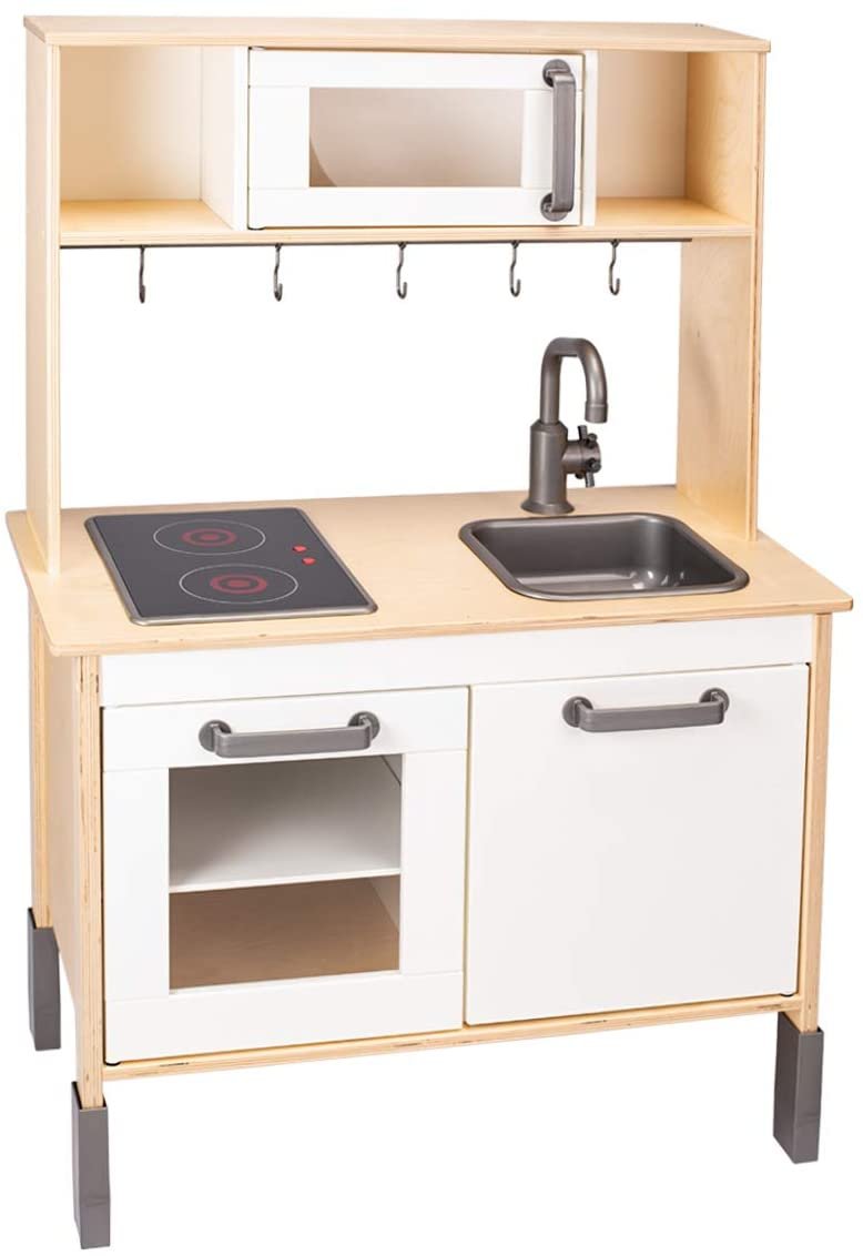 Ikea Duktig Mini-kitchen, Birch Plywood, White