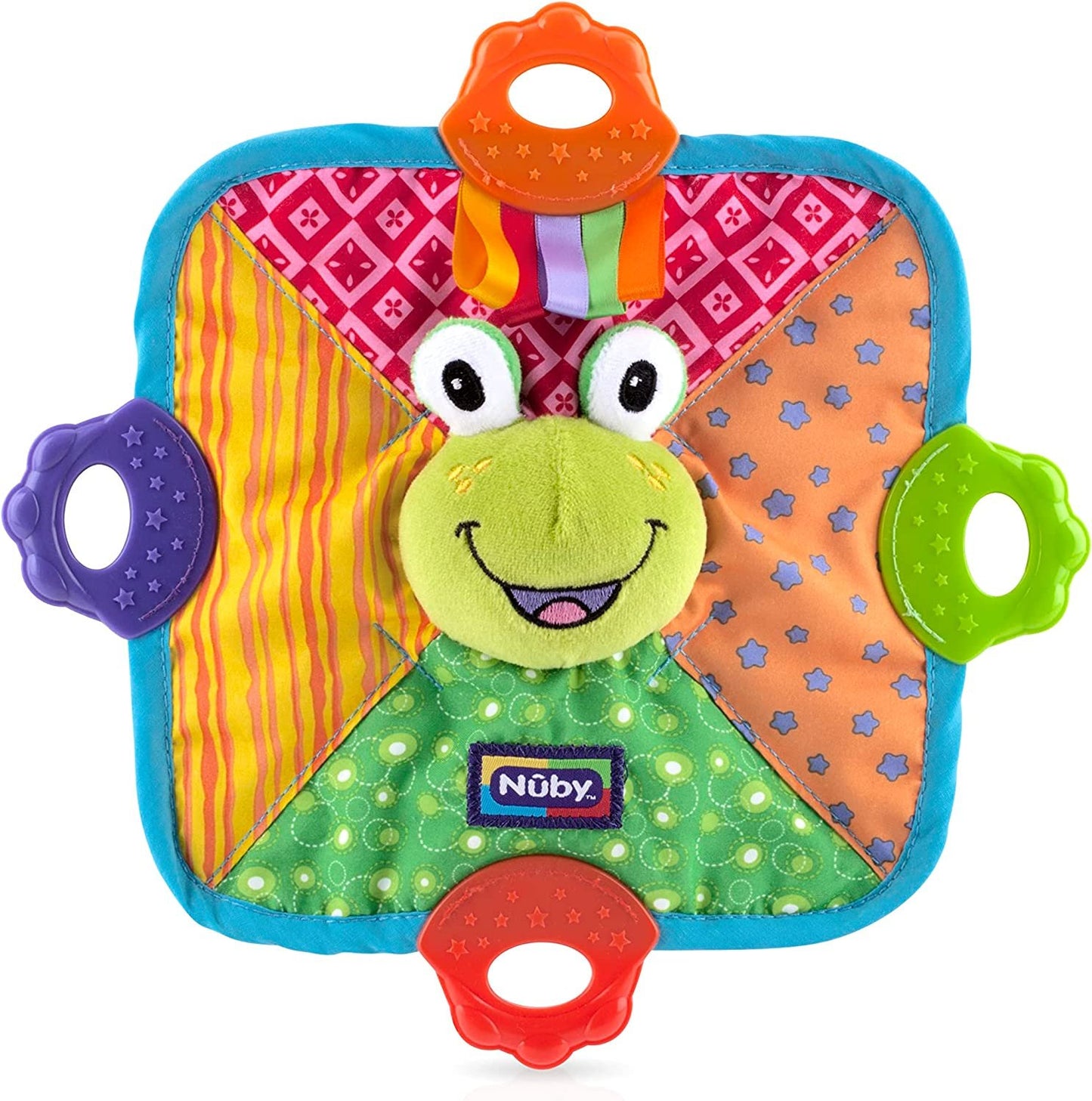 Nuby Teething Blankie - Characters May Vary