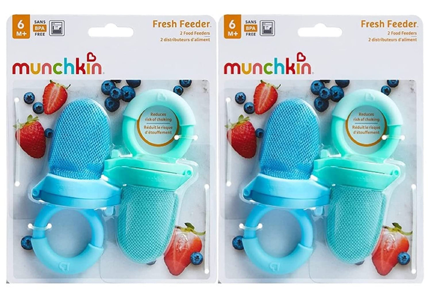 Munchkin Fresh Food Feeder, Assorted Colors, Set of 4