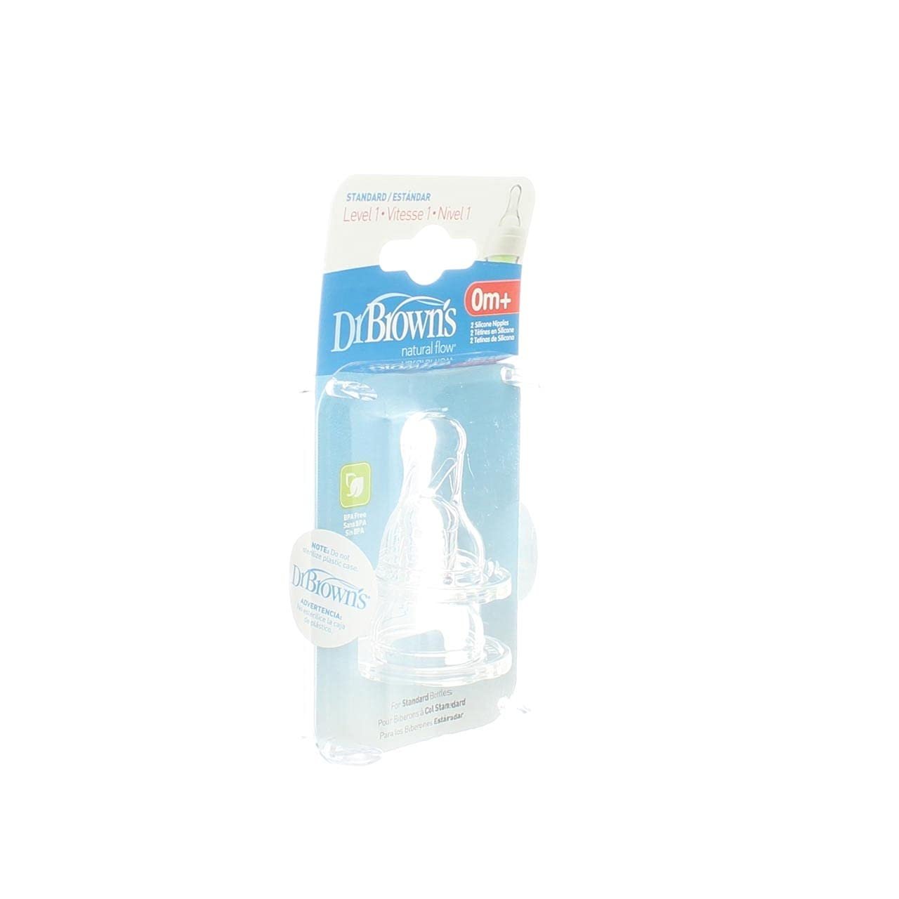 Dr. Brown's Natural Flow Level 1 Standard Nipple - 8