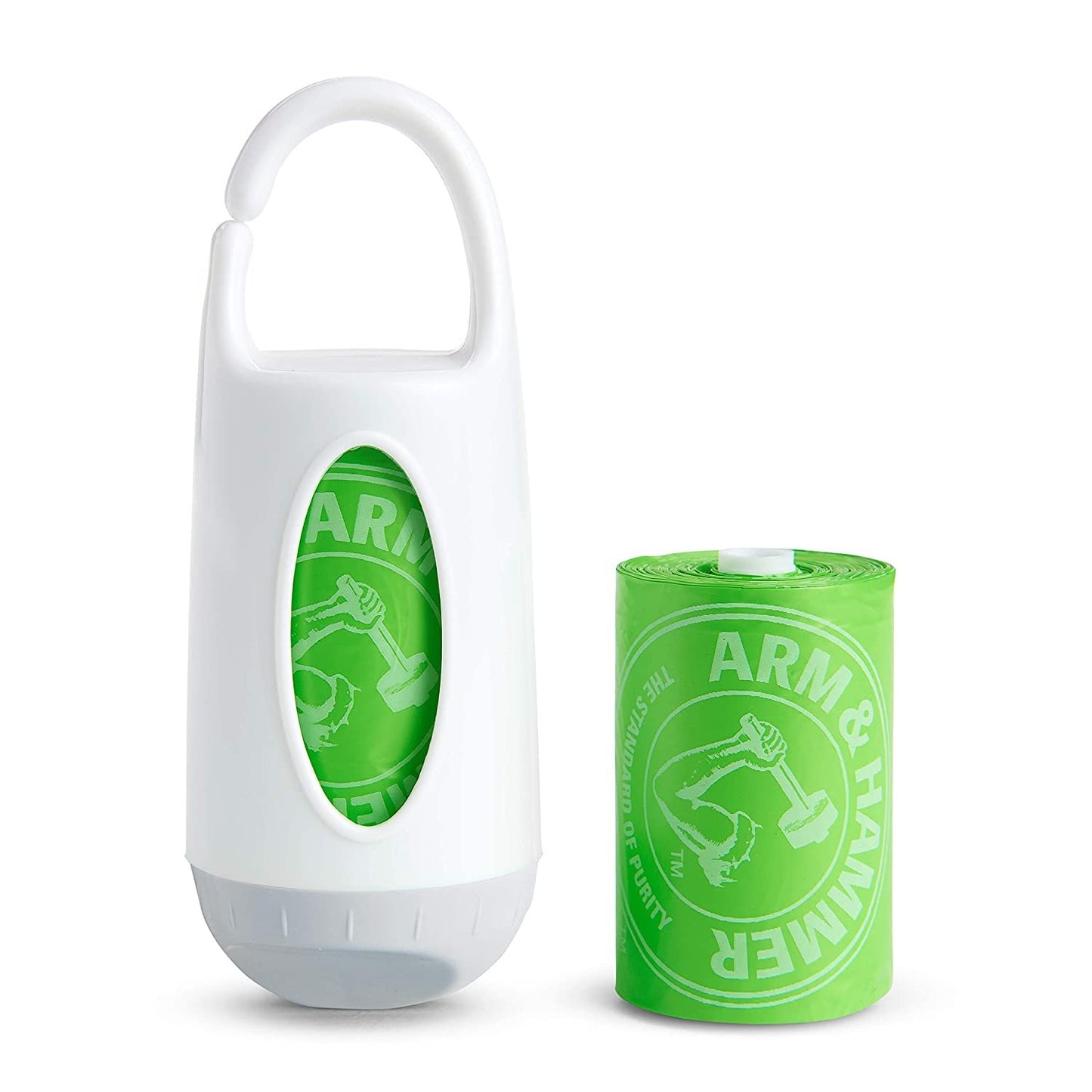 Arm and Hammer Change & Toss Diaper Bag Dispenser and 24 Count Bags, Purple