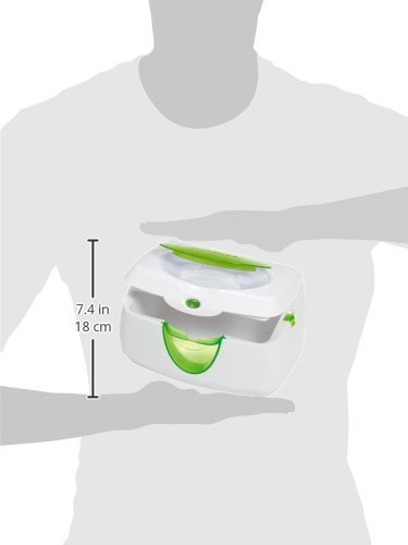 Munchkin Warm Glow Wipe Warmer, Holds up to 100 Standard-Sized Baby Wipes, White