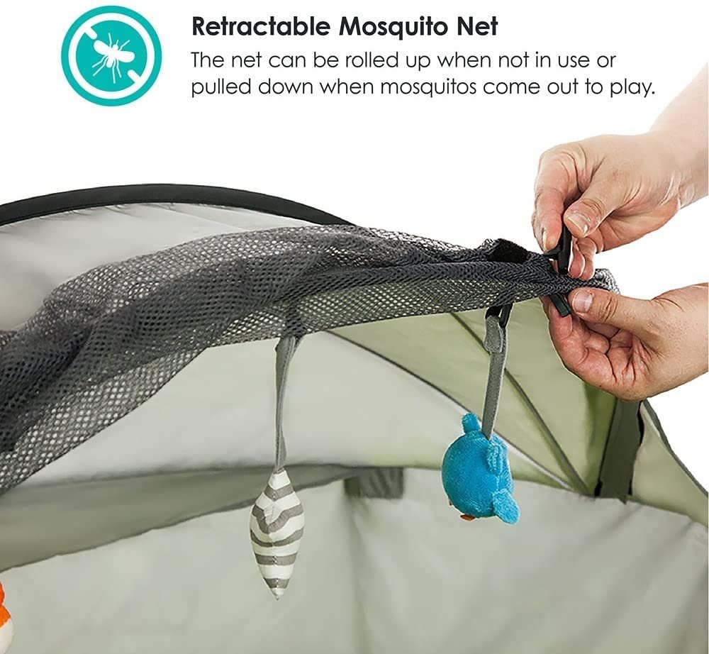 bblüv - Nidö Mini - 2-in-1 Compact Travel & Play Tent - Fun Canopy with UV Protection