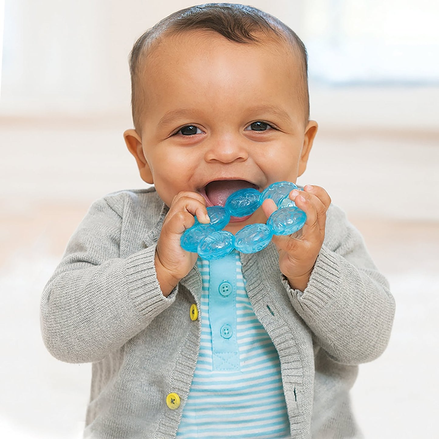 Infantino 3-Pack Water Teethers - 2 Pink + 1 Lime Set
